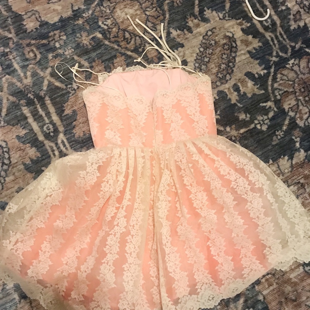 Top Shop Lace Tea Dress View 3